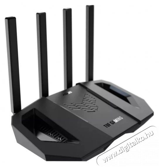 Asus TUF-BE3600 688+2882Mbps fekete vezet&eacute;k n&eacute;lk&uuml;li router Iroda &eacute;s sz&aacute;m&iacute;t&aacute;stechnika - H&aacute;l&oacute;zat - Router - 514431