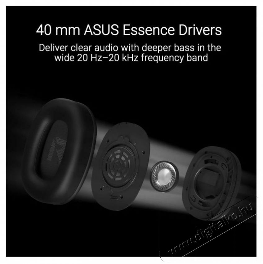 Asus TUF Gaming H1 Gen II Audio-Video / Hifi / Multim&eacute;dia - F&uuml;l &eacute;s Fejhallgat&oacute;k - Fejhallgat&oacute; - 518505