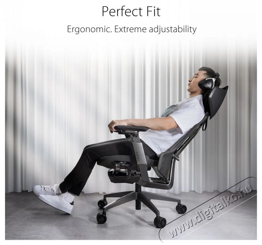 Asus ROG Destrier Ergo Gaming Chair Iroda &eacute;s sz&aacute;m&iacute;t&aacute;stechnika - Egy&eacute;b sz&aacute;m&iacute;t&aacute;stechnikai term&eacute;k - 523828