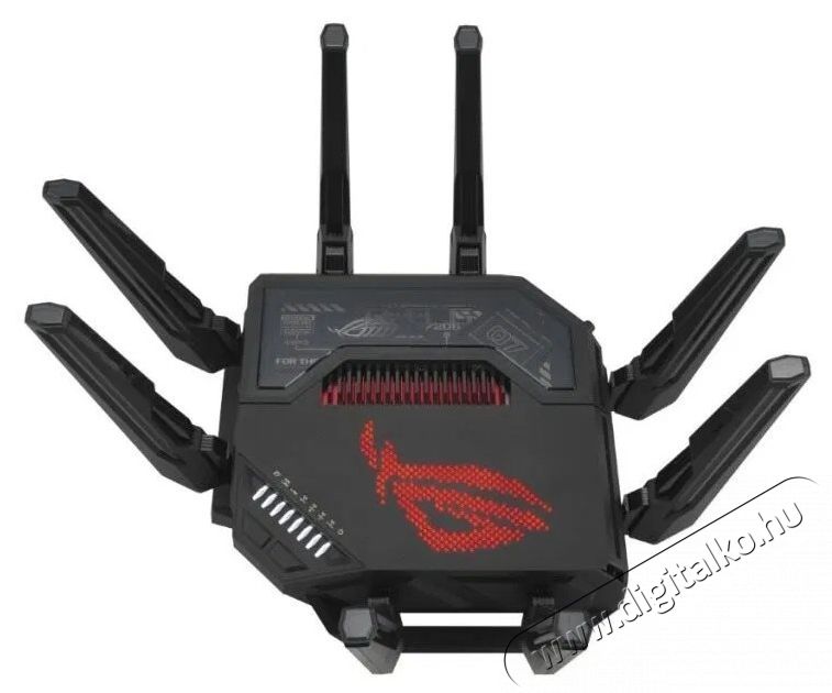 Asus ROG Rapture GT-BE98 WiFi router Iroda &eacute;s sz&aacute;m&iacute;t&aacute;stechnika - H&aacute;l&oacute;zat - Router - 532422