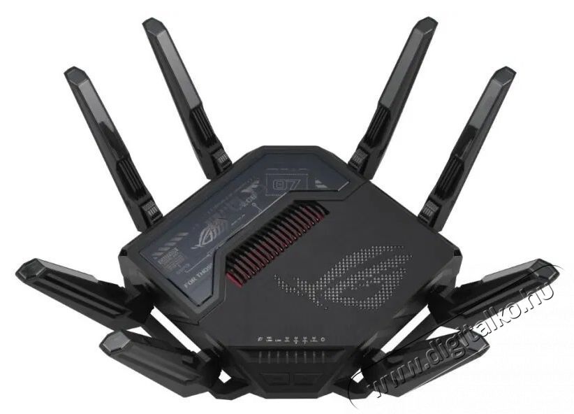 Asus ROG Rapture GT-BE98 WiFi router Iroda &eacute;s sz&aacute;m&iacute;t&aacute;stechnika - H&aacute;l&oacute;zat - Router - 532422