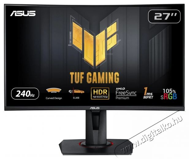 Asus VG27VQM TUF Gaming monitor Iroda &eacute;s sz&aacute;m&iacute;t&aacute;stechnika - Monitor - Monitor - 538324