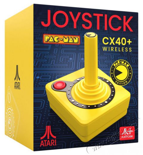 Atari 2600+ CX40+ Wireless Joystick Pac-Man Edition - controller Iroda &eacute;s sz&aacute;m&iacute;t&aacute;stechnika - J&aacute;t&eacute;k konzol - Kieg&eacute;sz&iacute;tő - 523856