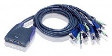 ATEN CS64US 4port USB VGA Audio KVM switch Iroda &eacute;s sz&aacute;m&iacute;t&aacute;stechnika - H&aacute;l&oacute;zat - Switch - 390109