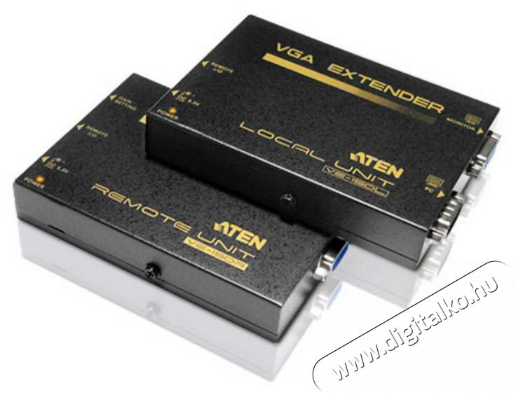 ATEN VanCryst Cat5 VGA Extender VE150A Tv kieg&eacute;sz&iacute;tők - K&aacute;bel / csatlakoz&oacute; - Csatlakoz&oacute; / eloszt&oacute; / &aacute;talak&iacute;t&oacute; - 390139