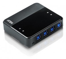 ATEN US434 4 portos USB 3.0 perif&eacute;ria megoszt&oacute; switch Iroda &eacute;s sz&aacute;m&iacute;t&aacute;stechnika - H&aacute;l&oacute;zat - Switch - 407918