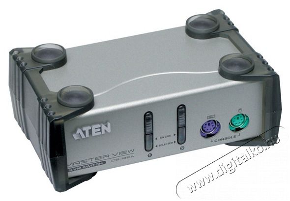 ATEN XCS82A 2 port + k&aacute;belk&eacute;szlet PS2 KVM switch Iroda &eacute;s sz&aacute;m&iacute;t&aacute;stechnika - Egy&eacute;b sz&aacute;m&iacute;t&aacute;stechnikai term&eacute;k - 407140