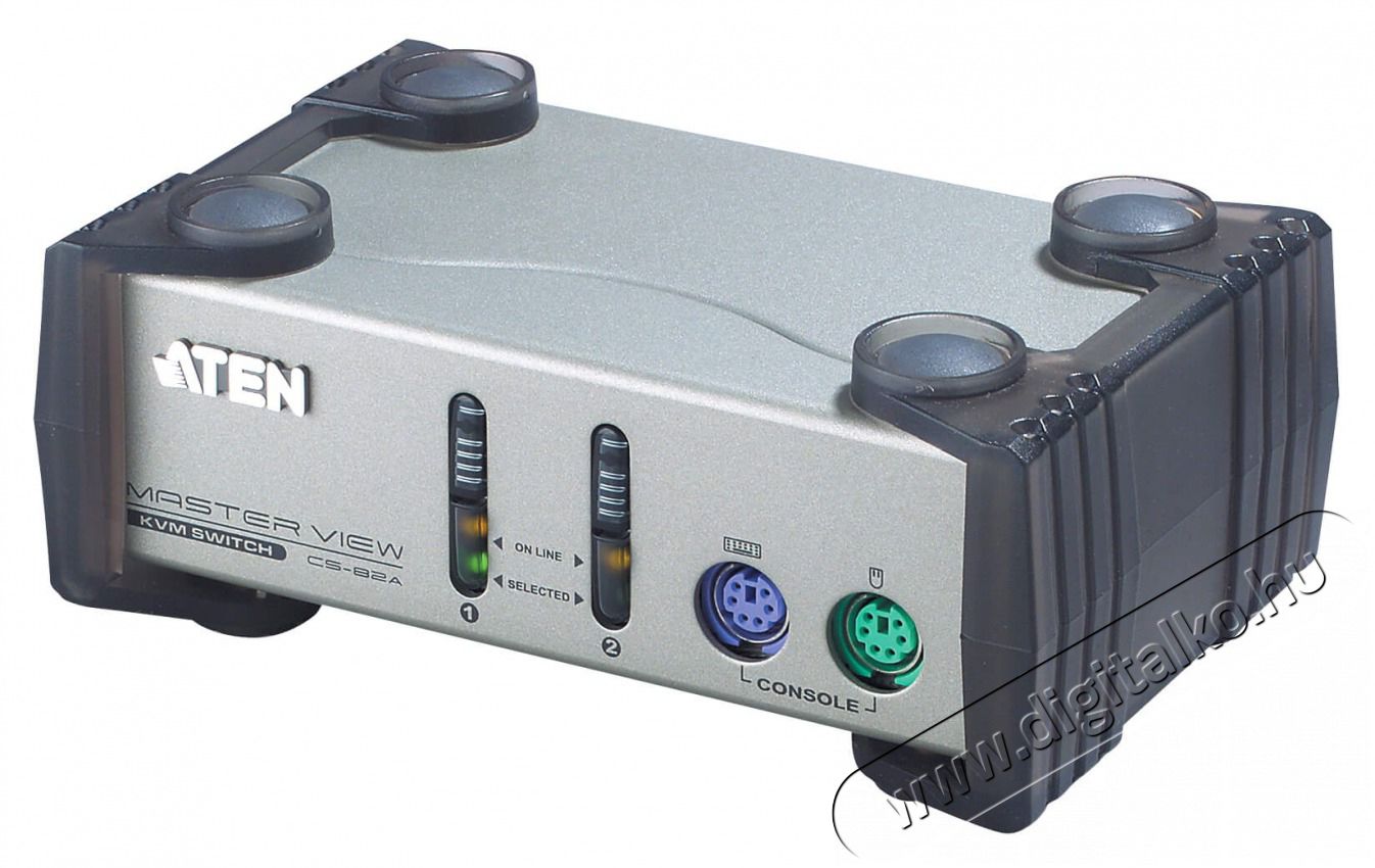 ATEN XCS82A 2 port + k&aacute;belk&eacute;szlet PS2 KVM switch Iroda &eacute;s sz&aacute;m&iacute;t&aacute;stechnika - Egy&eacute;b sz&aacute;m&iacute;t&aacute;stechnikai term&eacute;k - 407140