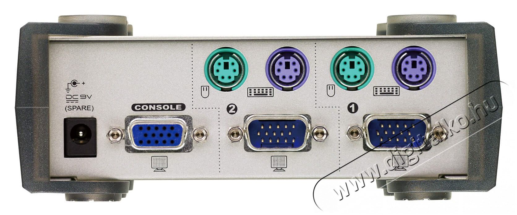 ATEN XCS82A 2 port + k&aacute;belk&eacute;szlet PS2 KVM switch Iroda &eacute;s sz&aacute;m&iacute;t&aacute;stechnika - Egy&eacute;b sz&aacute;m&iacute;t&aacute;stechnikai term&eacute;k - 407140