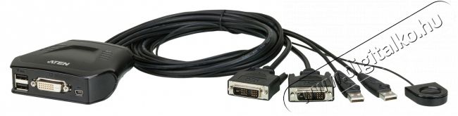 ATEN CS22D-A7 2PC USB DVI KVM Switch Iroda &eacute;s sz&aacute;m&iacute;t&aacute;stechnika - Egy&eacute;b sz&aacute;m&iacute;t&aacute;stechnikai term&eacute;k - 413595