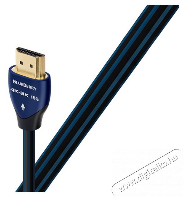 AUDIOQUEST BlueBerry HDM18BLUE150 1,5m HDMI 2.1 k&aacute;bel Tv kieg&eacute;sz&iacute;tők - K&aacute;bel / csatlakoz&oacute; - Hdmi k&aacute;bel - 390263