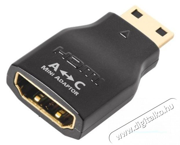AUDIOQUEST HDMADAC HDMI Type A aljzat - Mini Type C dug&oacute; aranyozott csatlakoz&oacute;s adapter Tv kieg&eacute;sz&iacute;tők - K&aacute;bel / csatlakoz&oacute; - Csatlakoz&oacute; / eloszt&oacute; / &aacute;talak&iacute;t&oacute; - 390284