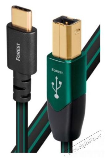 AUDIOQUEST Forest USBFOR20.75CB 0,75m USB 2.0 Type-B - Type-C USB k&aacute;bel Iroda &eacute;s sz&aacute;m&iacute;t&aacute;stechnika - Sz&aacute;m&iacute;t&oacute;g&eacute;p tartoz&eacute;k - USB k&aacute;bel - 390235