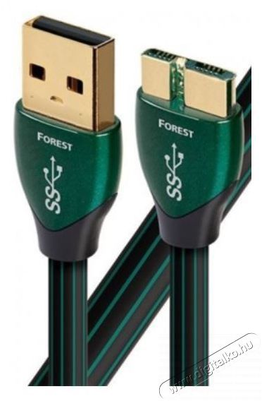 AUDIOQUEST Forest USBFOR30.75MI 0,75m USB 3.0 Type-A - Micro B USB k&aacute;bel Iroda &eacute;s sz&aacute;m&iacute;t&aacute;stechnika - Sz&aacute;m&iacute;t&oacute;g&eacute;p tartoz&eacute;k - USB k&aacute;bel - 390237