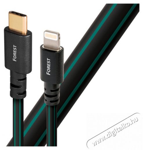 AUDIOQUEST Forest LTNUSBCFOR01.5 1,5m USB 2.0 Type-C - Lightning k&aacute;bel Iroda &eacute;s sz&aacute;m&iacute;t&aacute;stechnika - Sz&aacute;m&iacute;t&oacute;g&eacute;p tartoz&eacute;k - USB k&aacute;bel - 390269