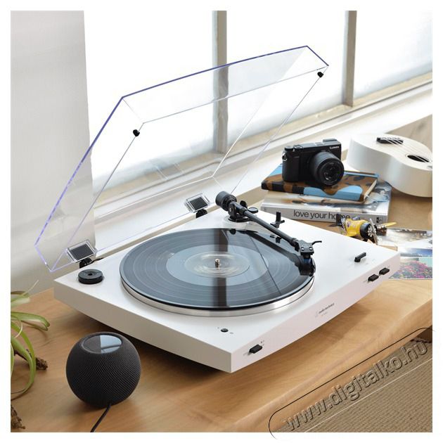 Audio-Technica AT-LP3XBTWH automata sz&iacute;jhat&aacute;sos feh&eacute;r Bluetooth/bakelit lemezj&aacute;tsz&oacute; Audio-Video / Hifi / Multim&eacute;dia - Bakelit lemezj&aacute;tsz&oacute; - Bakelit lemezj&aacute;tsz&oacute; - 459100