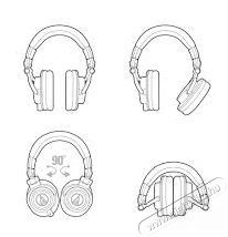 Audio-Technica ATH-M50XBT2 Bluetooth st&uacute;di&oacute; minős&eacute;gű fekete fejhallgat&oacute; Audio-Video / Hifi / Multim&eacute;dia - F&uuml;l &eacute;s Fejhallgat&oacute;k - Fejhallgat&oacute; mikrofonnal / headset - 459237
