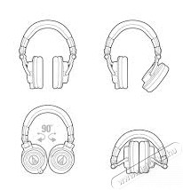 Audio-Technica ATH-M50XBT2 Bluetooth st&uacute;di&oacute; minős&eacute;gű fekete fejhallgat&oacute; Audio-Video / Hifi / Multim&eacute;dia - F&uuml;l &eacute;s Fejhallgat&oacute;k - Fejhallgat&oacute; mikrofonnal / headset - 459237
