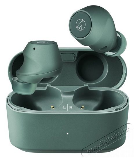 Audio-Technica ATH-CKS30TW+GR True Wireless akt&iacute;v zajszűrős vezet&eacute;k n&eacute;lk&uuml;li z&ouml;ld f&uuml;lhallgat&oacute; Audio-Video / Hifi / Multim&eacute;dia - F&uuml;l &eacute;s Fejhallgat&oacute;k - F&uuml;lhallgat&oacute; mikrofonnal / headset - 514714