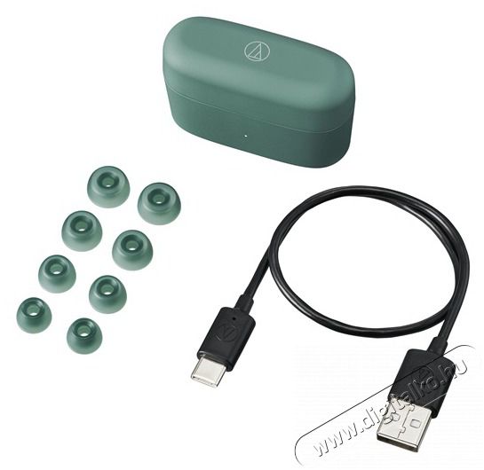 Audio-Technica ATH-CKS30TW+GR True Wireless akt&iacute;v zajszűrős vezet&eacute;k n&eacute;lk&uuml;li z&ouml;ld f&uuml;lhallgat&oacute; Audio-Video / Hifi / Multim&eacute;dia - F&uuml;l &eacute;s Fejhallgat&oacute;k - F&uuml;lhallgat&oacute; mikrofonnal / headset - 514714