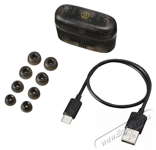 Audio-Technica ATH-CKS30TW+TBK True Wireless akt&iacute;v zajszűrős vezet&eacute;k n&eacute;lk&uuml;li &aacute;ttetsző fekete f&uuml;lhallgat&oacute; Audio-Video / Hifi / Multim&eacute;dia - F&uuml;l &eacute;s Fejhallgat&oacute;k - F&uuml;lhallgat&oacute; - 514713