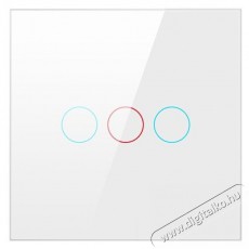 AVATTO LZTS02-EU-220V Zigbee Switch, feh&eacute;r (3-gang, No Neutral) - H&aacute;ztart&aacute;s / Otthon / K&uuml;lt&eacute;r - Egy&eacute;b h&aacute;ztart&aacute;si term&eacute;k - 523867