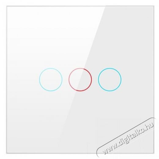 AVATTO LZTS02-EU-220V Zigbee Switch, feh&eacute;r (3-gang, No Neutral) H&aacute;ztart&aacute;s / Otthon / K&uuml;lt&eacute;r - Egy&eacute;b h&aacute;ztart&aacute;si term&eacute;k - 523867