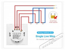 AVATTO LZTS02-EU-220V Zigbee Switch, feh&eacute;r (3-gang, No Neutral) H&aacute;ztart&aacute;s / Otthon / K&uuml;lt&eacute;r - Egy&eacute;b h&aacute;ztart&aacute;si term&eacute;k - 523867
