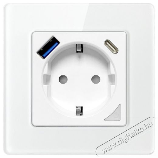 AVATTO N-WOT10-EU - WiFi, USB, feh&eacute;r H&aacute;ztart&aacute;s / Otthon / K&uuml;lt&eacute;r - Okos otthon - Okos konnektor - 523874