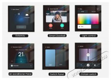 AVATTO T6E Smart home Control Panel H&aacute;ztart&aacute;s / Otthon / K&uuml;lt&eacute;r - Okos otthon - Smart időj&aacute;r&aacute;s &aacute;llom&aacute;s - 508052