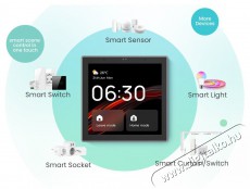 AVATTO T6E Smart home Control Panel H&aacute;ztart&aacute;s / Otthon / K&uuml;lt&eacute;r - Okos otthon - Smart időj&aacute;r&aacute;s &aacute;llom&aacute;s - 508052