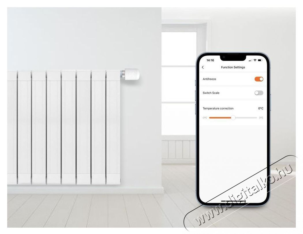 AVATTO TRV16 Zigbee for Electric thermostat H&aacute;ztart&aacute;s / Otthon / K&uuml;lt&eacute;r - Okos otthon - Termoszt&aacute;t - 508058