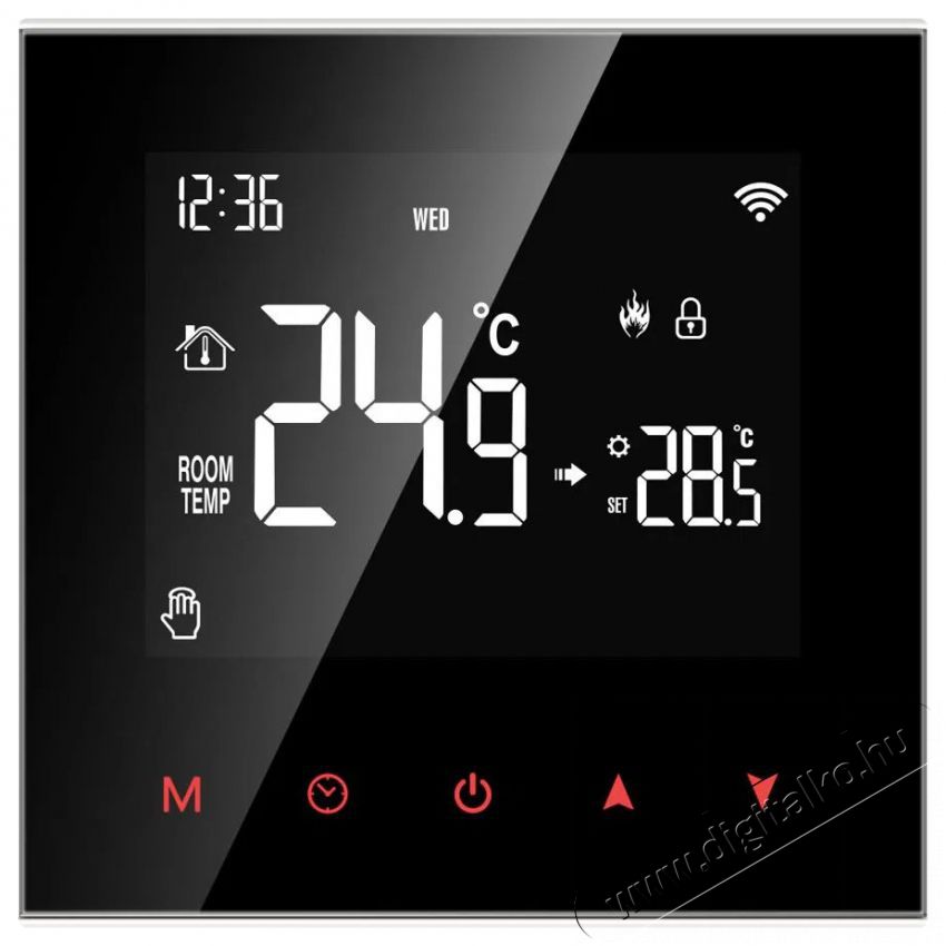 AVATTO ZWT100-16A Zigbee for Electric Heating H&aacute;ztart&aacute;s / Otthon / K&uuml;lt&eacute;r - Okos otthon - Termoszt&aacute;t - 508055