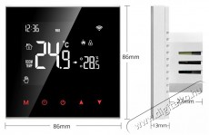 AVATTO ZWT100-16A Zigbee for Electric Heating H&aacute;ztart&aacute;s / Otthon / K&uuml;lt&eacute;r - Okos otthon - Termoszt&aacute;t - 508055