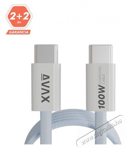 AVAX CB610LB MAGNETY 100W 1m USB-C adat- &eacute;s t&ouml;ltők&aacute;bel Fot&oacute;-Vide&oacute; kieg&eacute;sz&iacute;tők - K&aacute;bel - Egy&eacute;b k&aacute;bel - 508653
