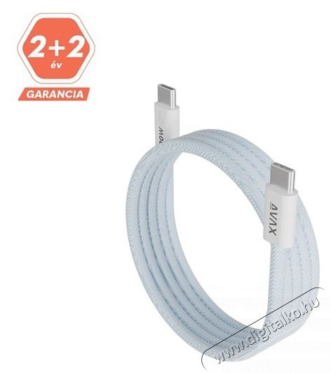 AVAX CB610LB MAGNETY 100W 1m USB-C adat- &eacute;s t&ouml;ltők&aacute;bel Fot&oacute;-Vide&oacute; kieg&eacute;sz&iacute;tők - K&aacute;bel - Egy&eacute;b k&aacute;bel - 508653