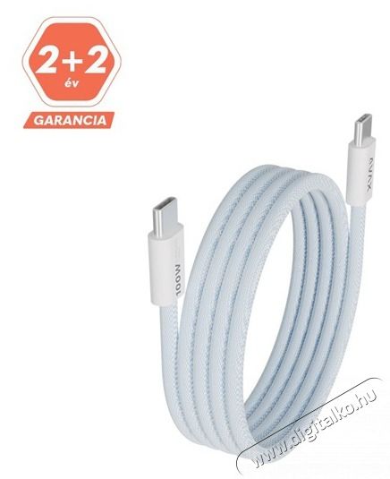 AVAX CB610LB MAGNETY 100W 1m USB-C adat- &eacute;s t&ouml;ltők&aacute;bel Fot&oacute;-Vide&oacute; kieg&eacute;sz&iacute;tők - K&aacute;bel - Egy&eacute;b k&aacute;bel - 508653