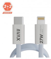 AVAX CB611LB MAGNETY 27W 1m USB-C - Lightning adat- és töltőkábel Fotó-Videó kiegészítők - Kábel - Egyéb kábel - 508655