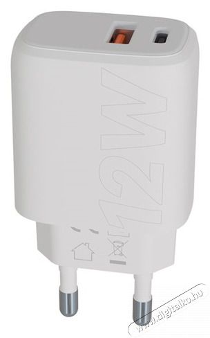 AVAX CH312W SPEEDY 12W USB A + USB C h&aacute;l&oacute;zati t&ouml;ltő H&aacute;ztart&aacute;s / Otthon / K&uuml;lt&eacute;r - Vil&aacute;g&iacute;t&aacute;s / elektromoss&aacute;g - H&aacute;l&oacute;zati eloszt&oacute; / hosszabb&iacute;t&oacute; / adapter - 508658