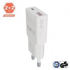 AVAX CH641W NANO SLIM 30W USB-C (PD3.0)+USB-A (QC3.0) feh&eacute;r h&aacute;l&oacute;zati t&ouml;ltő H&aacute;ztart&aacute;s / Otthon / K&uuml;lt&eacute;r - Vil&aacute;g&iacute;t&aacute;s / elektromoss&aacute;g - H&aacute;l&oacute;zati eloszt&oacute; / hosszabb&iacute;t&oacute; / adapter - 508650