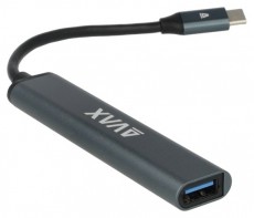 AVAX HB601 CONNECT+ Type C-4xUSB 3.0 HUB Iroda &eacute;s sz&aacute;m&iacute;t&aacute;stechnika - Notebook kieg&eacute;sz&iacute;tő - USB hub / eloszt&oacute; - 514979