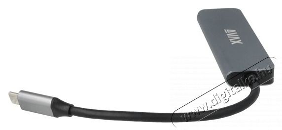 AVAX HB611 CONNECT+ 5in1 Multi Type C-HDMI(4k60Hz), TypeC, 2xUSB 3.0, PD 100W HUB Iroda &eacute;s sz&aacute;m&iacute;t&aacute;stechnika - Notebook kieg&eacute;sz&iacute;tő - USB hub / eloszt&oacute; - 514980