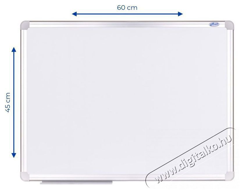 AVELI alum&iacute;nium keretes m&aacute;gneses t&aacute;bla, 60 &times; 45 cm Iroda &eacute;s sz&aacute;m&iacute;t&aacute;stechnika - Egy&eacute;b sz&aacute;m&iacute;t&aacute;stechnikai term&eacute;k - 518245