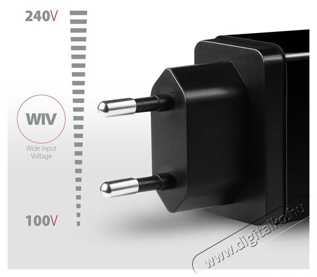 Axagon ACU-QS24 QC3.0 + 5V-1.2A fekete fali t&ouml;ltő Mobil / Kommunik&aacute;ci&oacute; / Smart - Mobiltelefon kieg&eacute;sz&iacute;tő / tok - H&aacute;l&oacute;zati-, aut&oacute;s t&ouml;ltő - 391113