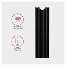 Axagon CLR-M2L10 alum&iacute;nium passz&iacute;v hűtő M.2 SSD-hez Iroda &eacute;s sz&aacute;m&iacute;t&aacute;stechnika - Egy&eacute;b sz&aacute;m&iacute;t&aacute;stechnikai term&eacute;k - 391469