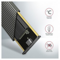 Axagon EEM2-XR M.2 NVMe k&uuml;lső SSD h&aacute;z sz&uuml;rke Iroda &eacute;s sz&aacute;m&iacute;t&aacute;stechnika - Notebook kieg&eacute;sz&iacute;tő - SSD be&eacute;p&iacute;tő keret - 391378