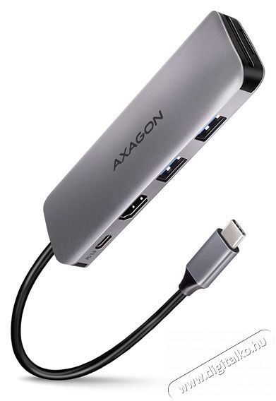 Axagon HMC-5 SuperSpeed USB-C COMBO 5in1 Hub Iroda &eacute;s sz&aacute;m&iacute;t&aacute;stechnika - Notebook kieg&eacute;sz&iacute;tő - USB hub / eloszt&oacute; - 391752