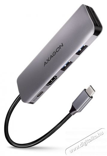 Axagon HMC-5 SuperSpeed USB-C COMBO 5in1 Hub Iroda &eacute;s sz&aacute;m&iacute;t&aacute;stechnika - Notebook kieg&eacute;sz&iacute;tő - USB hub / eloszt&oacute; - 391752
