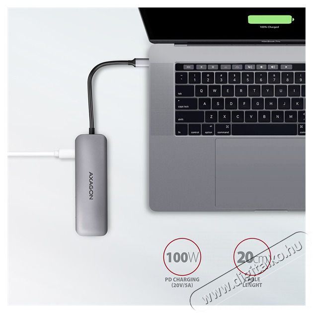 Axagon HMC-5 SuperSpeed USB-C COMBO 5in1 Hub Iroda &eacute;s sz&aacute;m&iacute;t&aacute;stechnika - Notebook kieg&eacute;sz&iacute;tő - USB hub / eloszt&oacute; - 391752