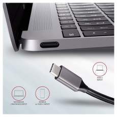 Axagon HMC-5 SuperSpeed USB-C COMBO 5in1 Hub Iroda &eacute;s sz&aacute;m&iacute;t&aacute;stechnika - Notebook kieg&eacute;sz&iacute;tő - USB hub / eloszt&oacute; - 391752